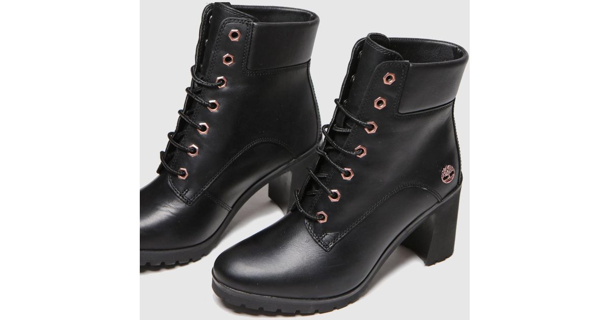 timberland black allington boots