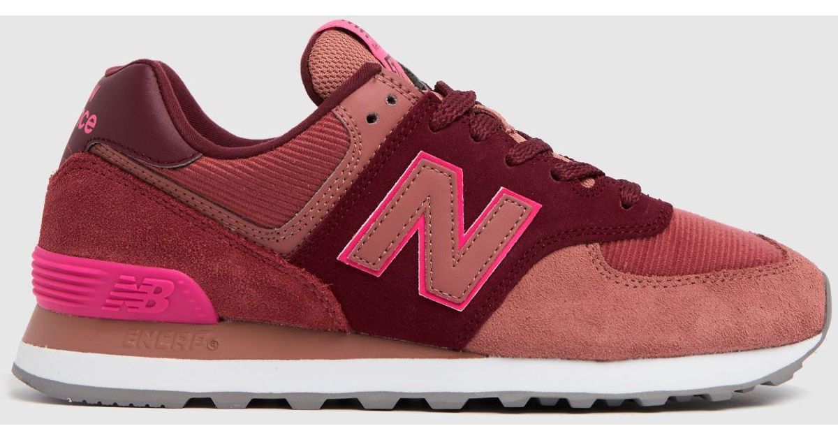 new balance burgundy