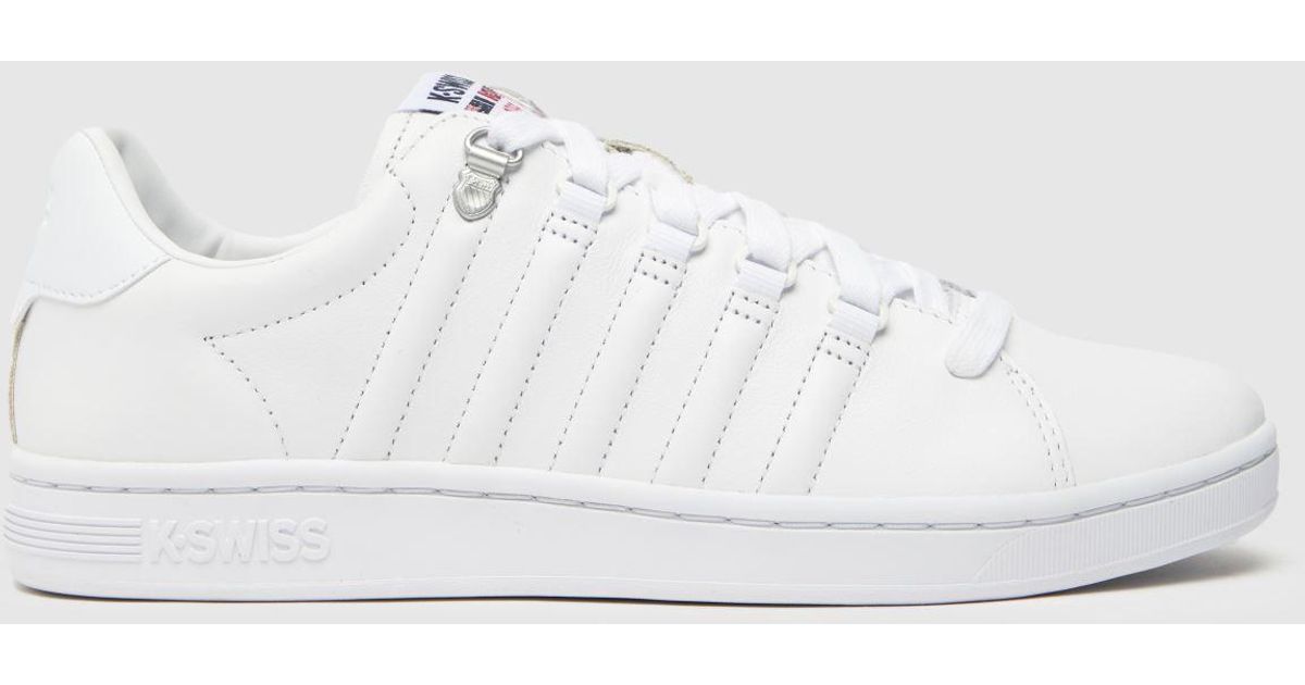 Kswiss Leather Lozan Ii Trainers in White for Men Lyst UK