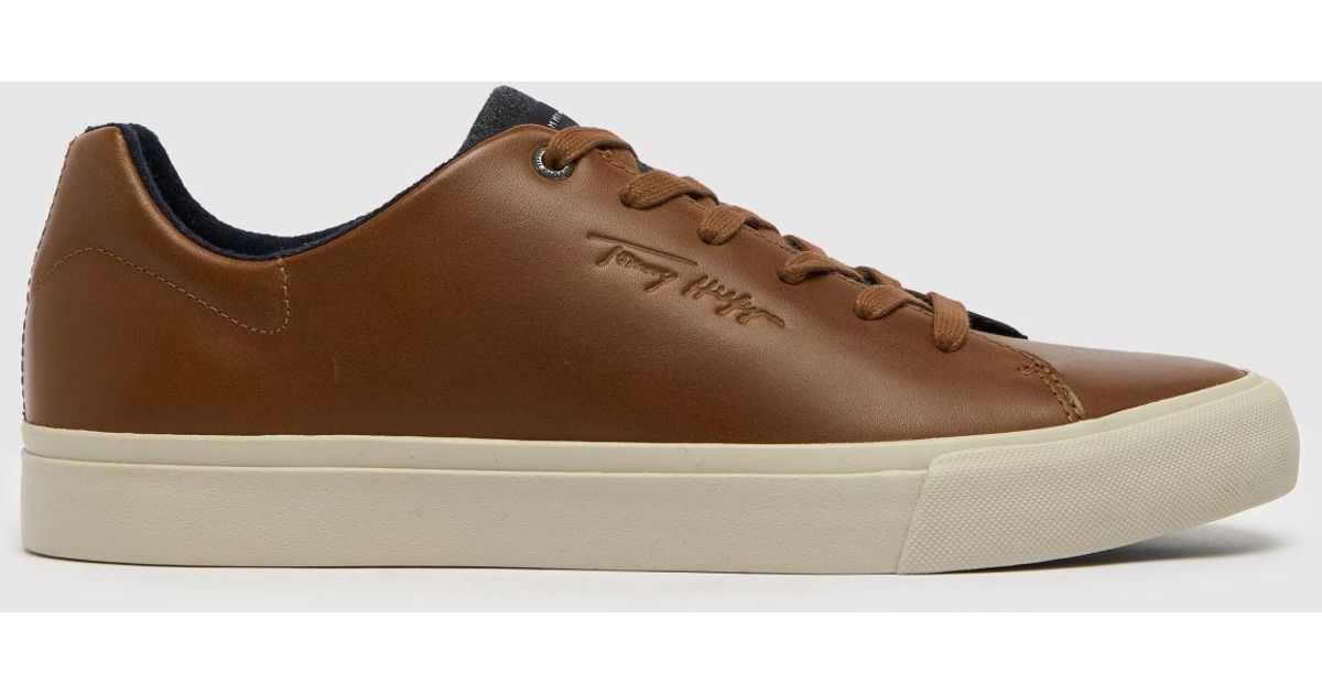 signature logo vulcanised trainers
