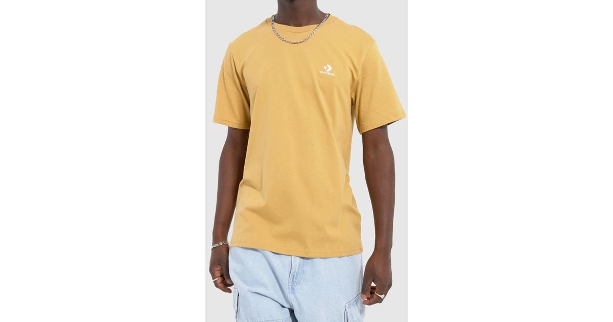 Converse yellow t shirt outlet