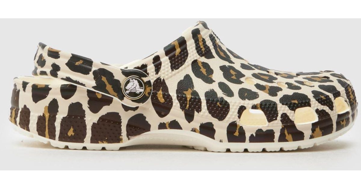 Crocs™ Classic Leopard Clog Sandals Lyst UK