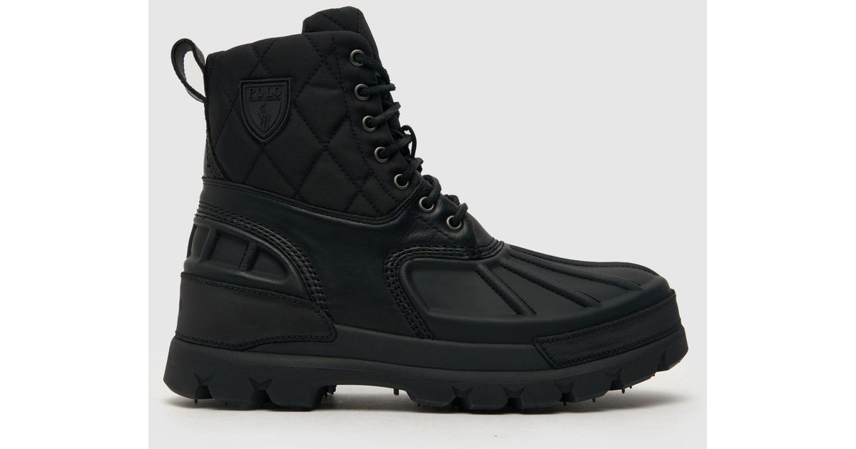 Polo Ralph Lauren Oslo High Boots In in Black for Men | Lyst UK