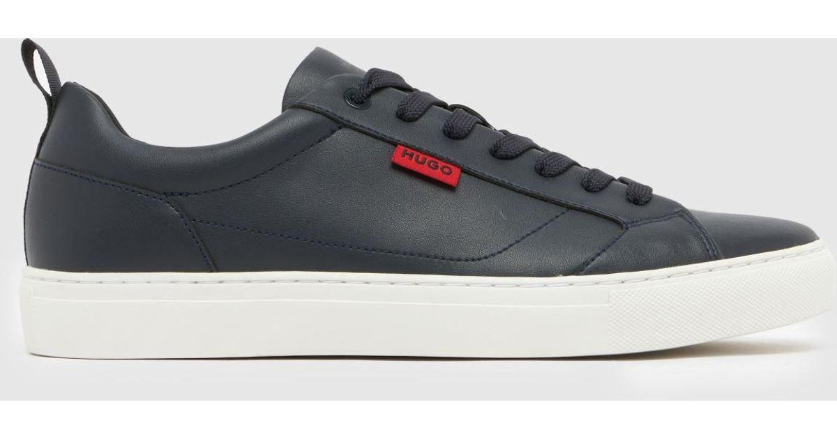HUGO Morrie Tennis Trainers - Black | Very