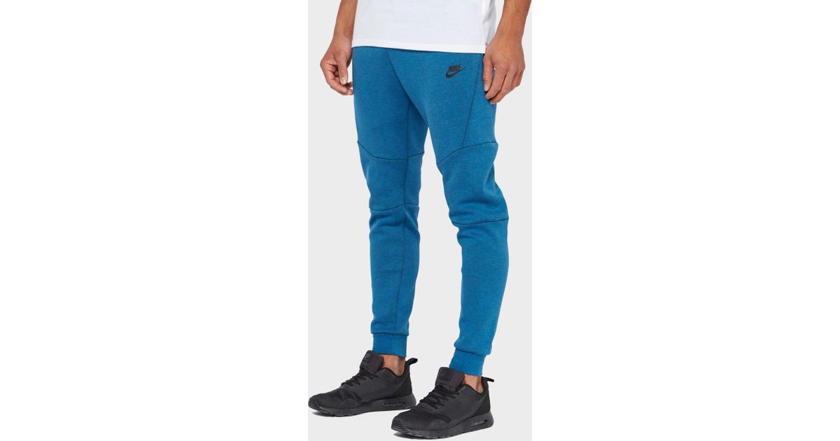 blue tech fleece pants