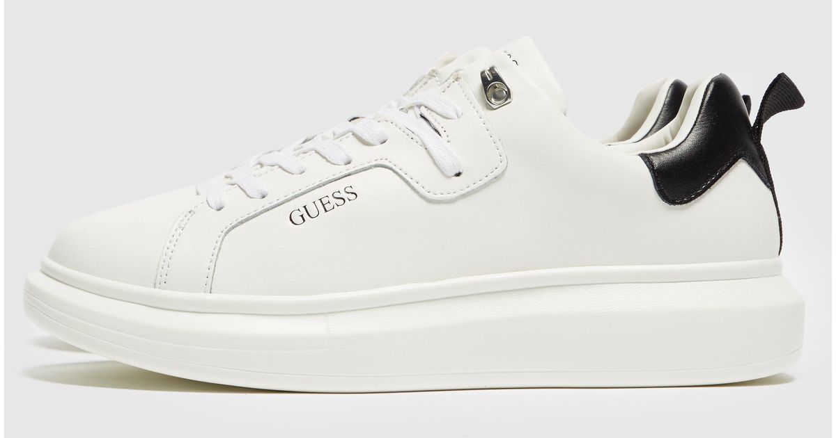 guess white tennis shoes