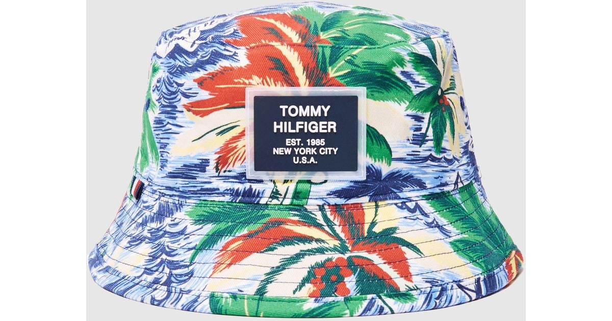 tommy jeans reversible bucket hat
