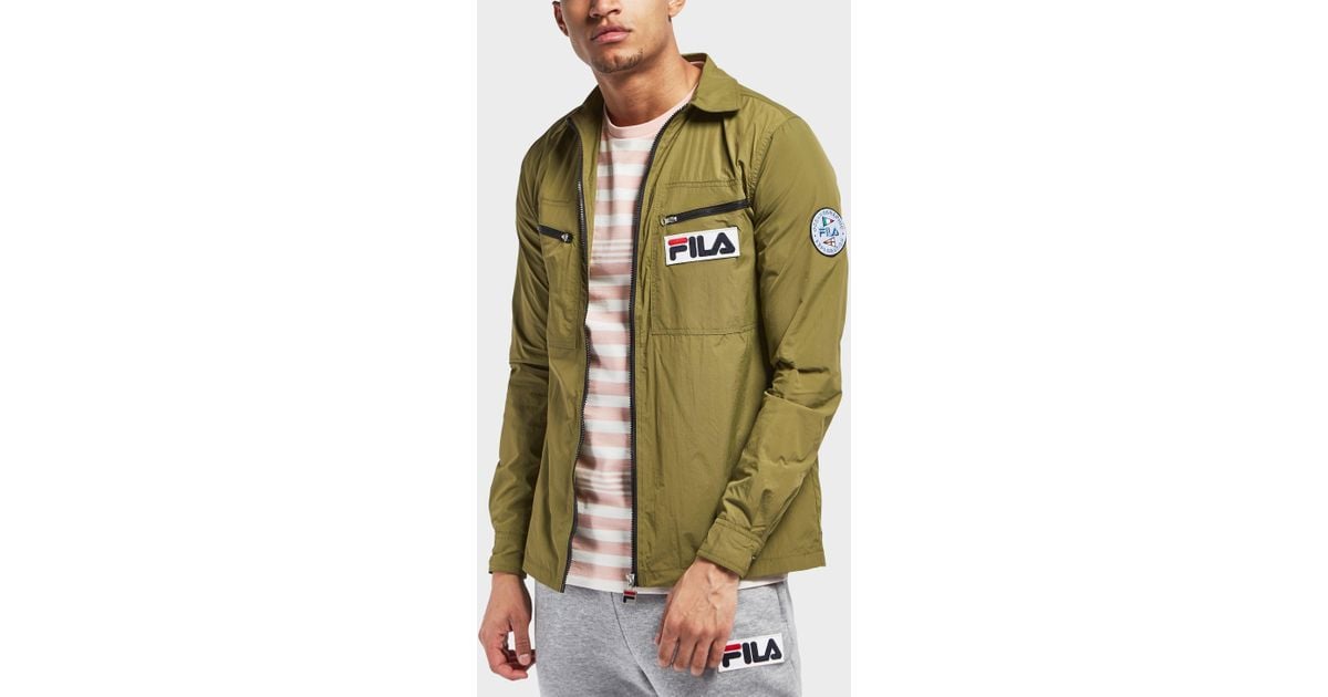 fila condor long sleeve overshirt