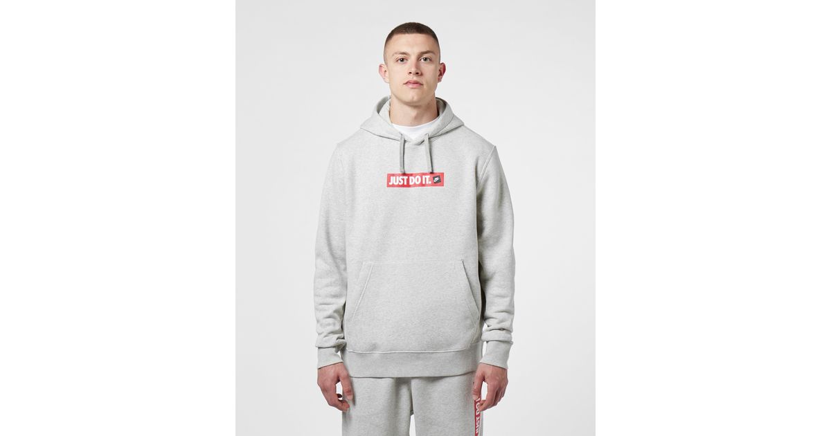 grey nike just do it sweatshirt