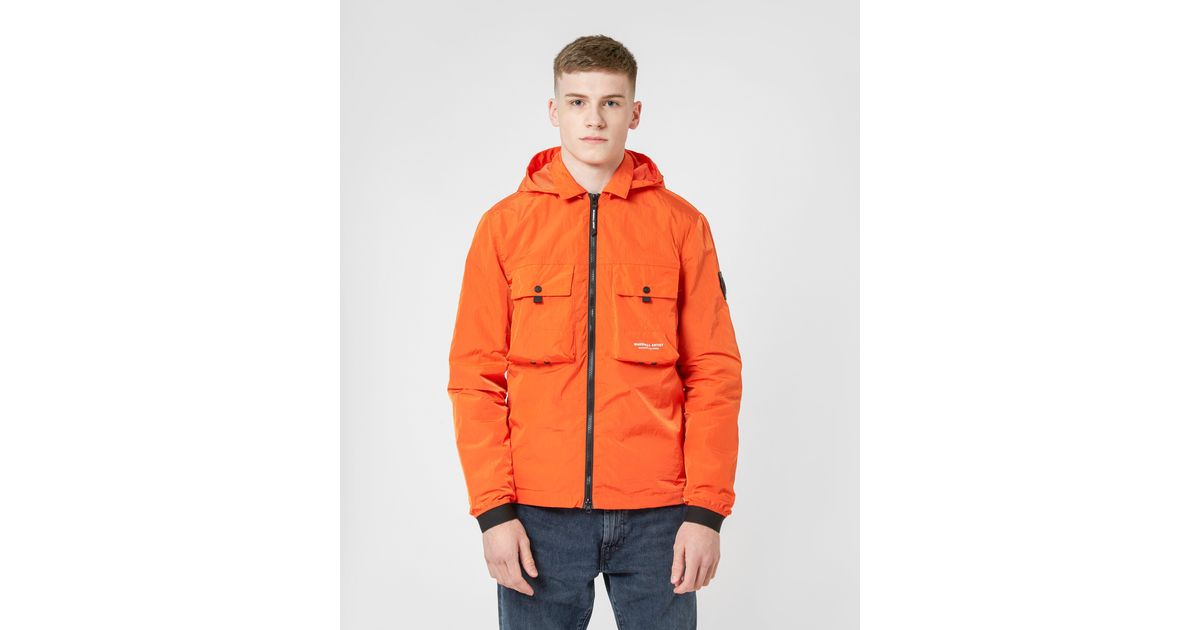 marshall artist overshirt orange
