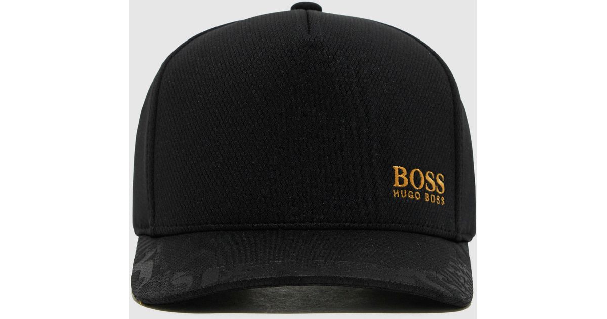 HUGO BOSS Camo Cap in Black for Men 