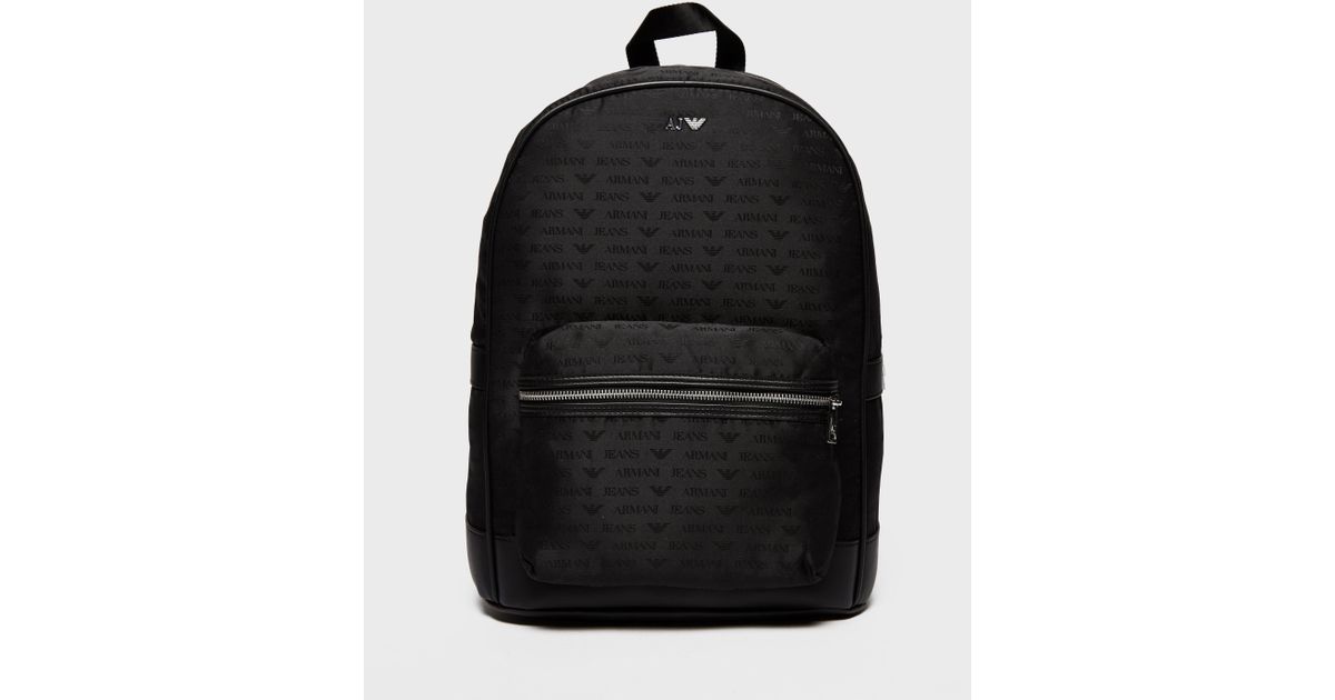 armani jeans nylon backpack