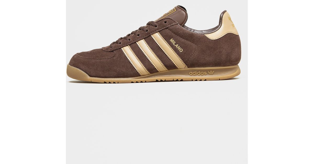 adidas Originals Suede Milano in Brown for Men | Lyst