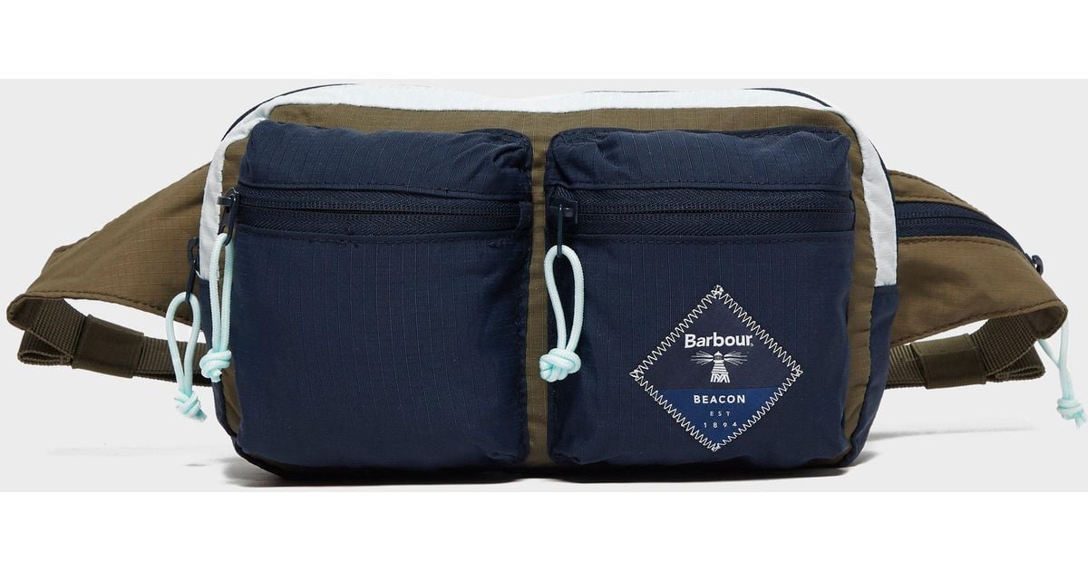 Barbour Synthetic Sling Bum Bag in Blue 