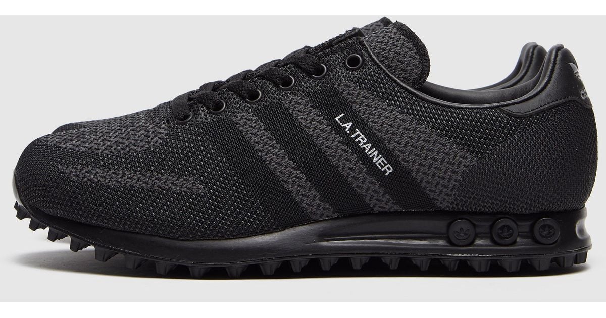 adidas Originals Synthetic La Trainer Woven in Black for Men | Lyst
