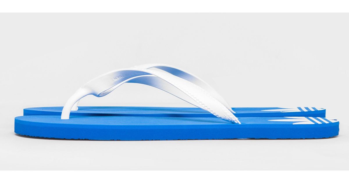 adidas Originals Synthetic Adi Sun Flip Flops in Blue | Lyst