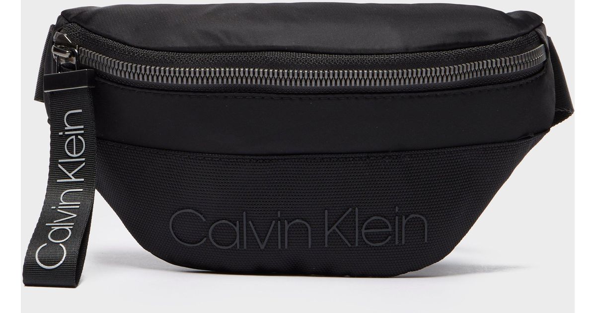 Calvin Klein Synthetic Shadow Bum Bag in Black for Men | Lyst