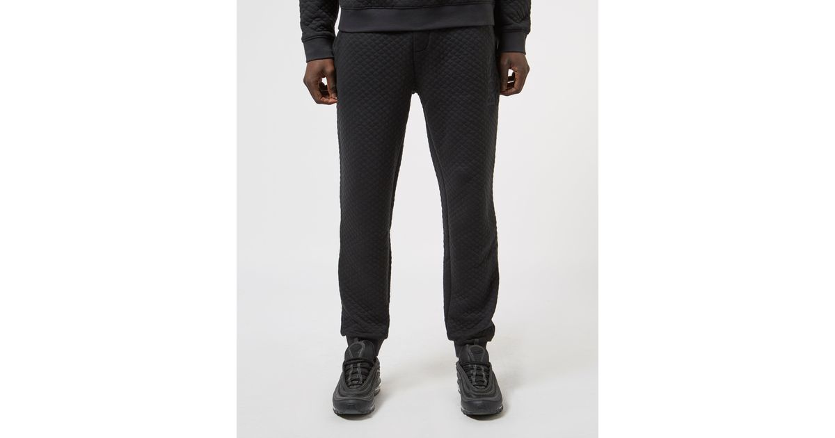 boss quilted track pants