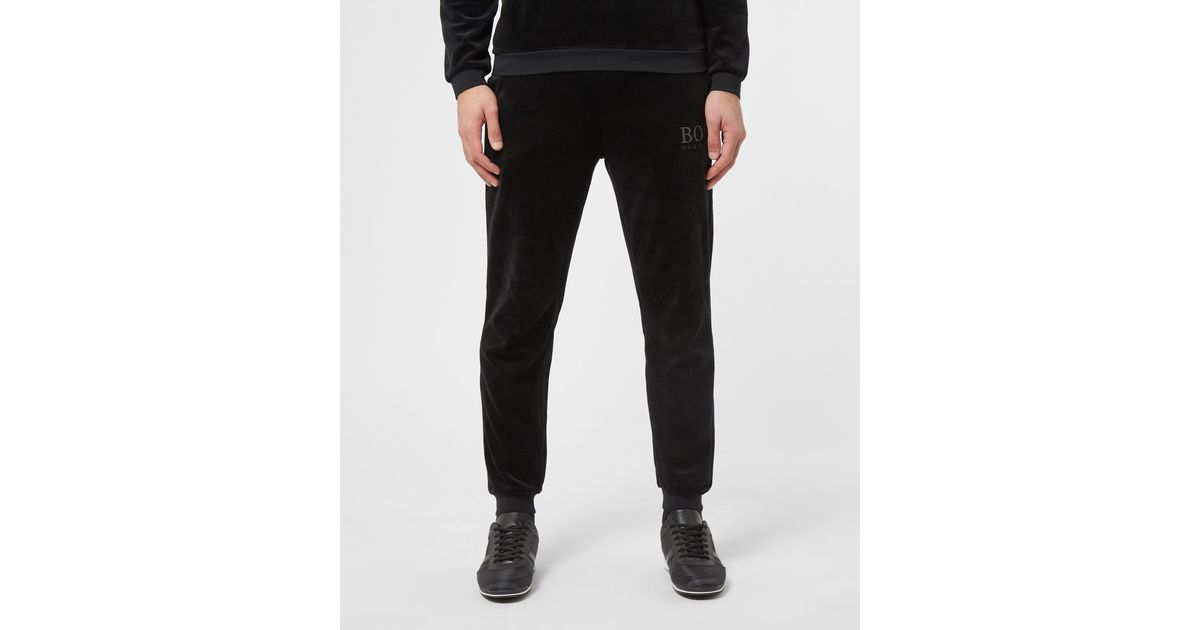 hugo boss velour joggers