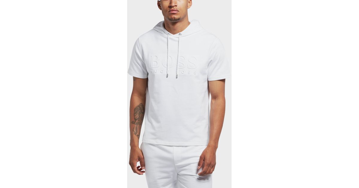 hugo boss short sleeve hoodie