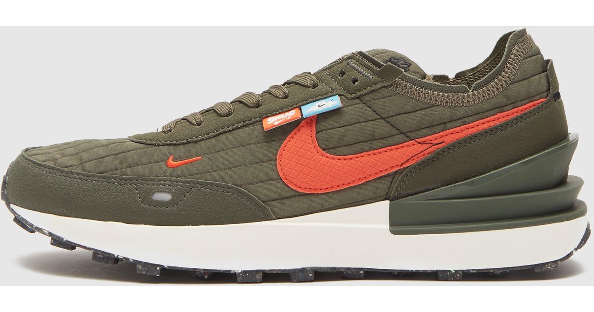 Nike Leather Waffle One Premium in Green for Men Lyst UK