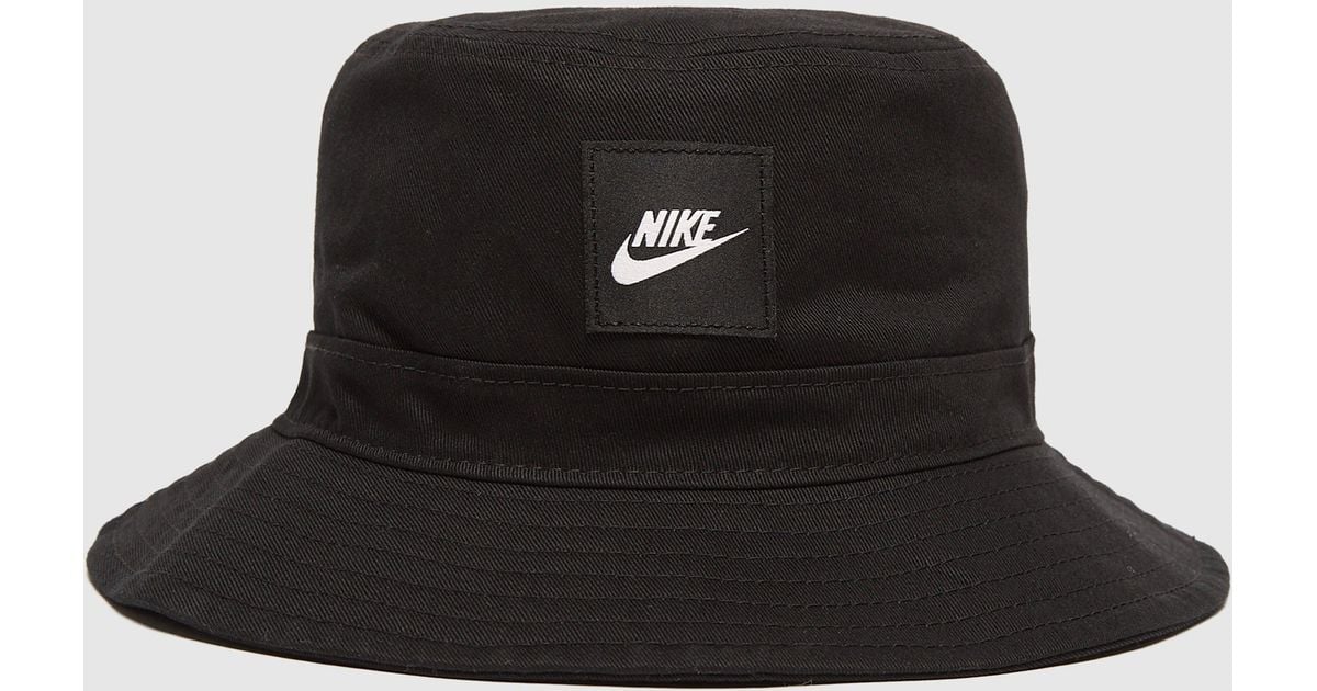 Nike Cotton Futura Bucket Hat in Black for Men - Lyst