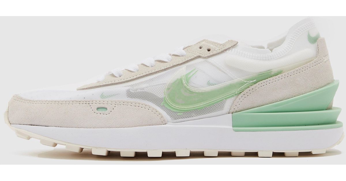 white nike waffle