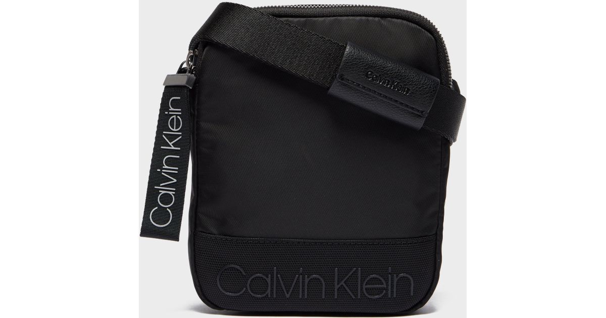 Calvin Klein Mini Crossbody Bag in Black for Men | Lyst