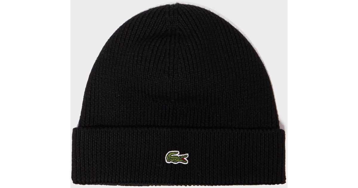 lacoste knitted hat