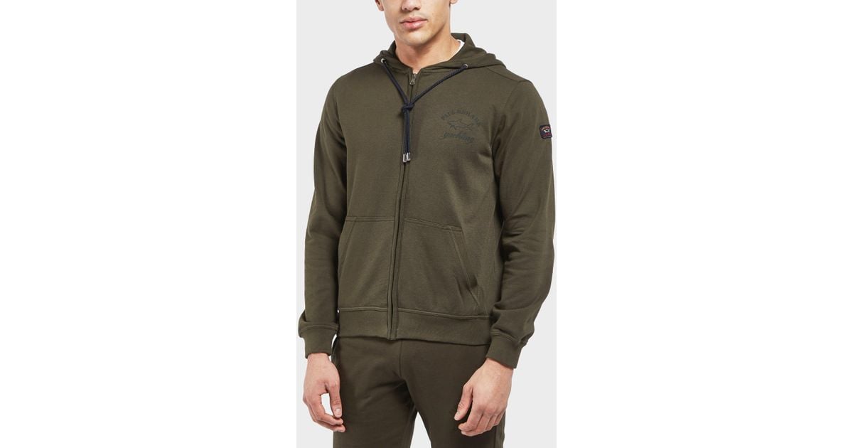 paul and shark core full zip hoodie