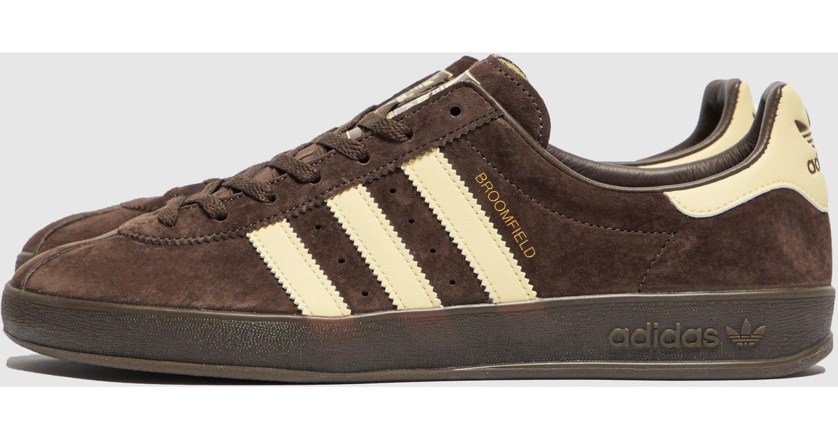 adidas Originals Suede Broomfields Brown Trainers for Men - Lyst