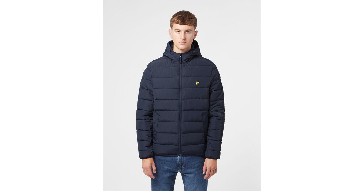 Lyle \u0026 Scott Baffle Jacket in Blue for 