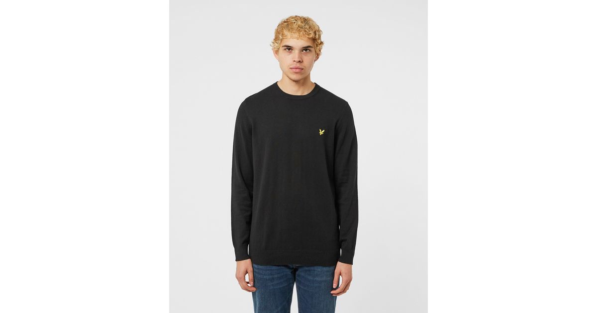 mens black lyle and scott jumper