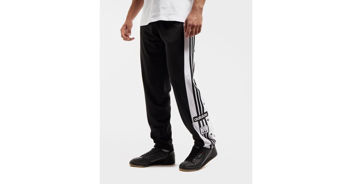adidas Originals Adi Snap Button Track Pants in Black for Men | Lyst