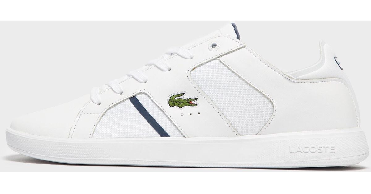 lacoste novas white