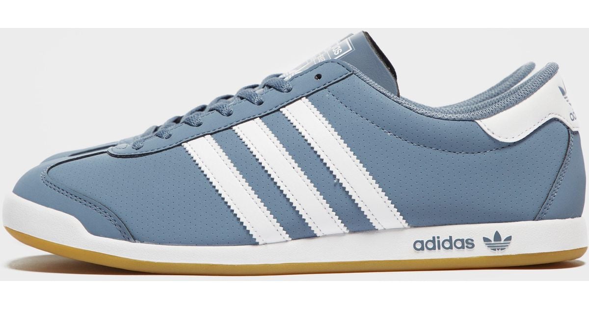 adidas Originals Leather The Sneeker in Blue for Men | Lyst