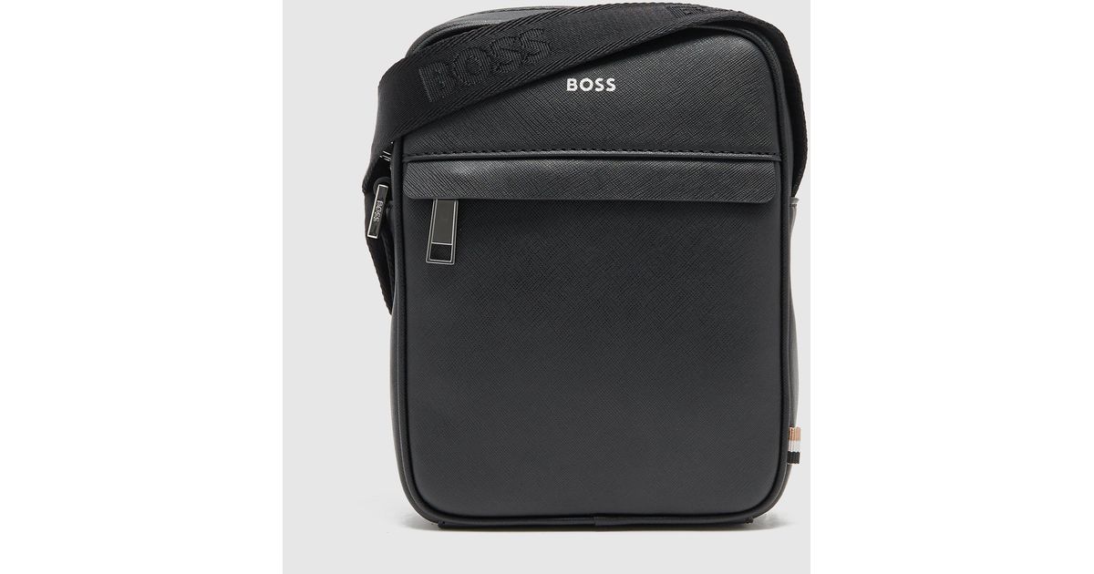 BOSS by HUGO BOSS Zair Crossbody Bag in Black for Men Lyst UK