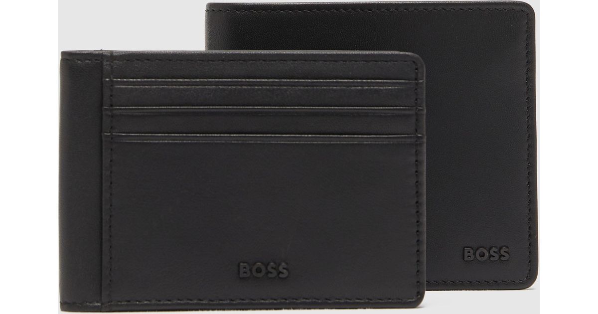 BOSS by HUGO BOSS Wallet Gift Set in Black for Men | Lyst