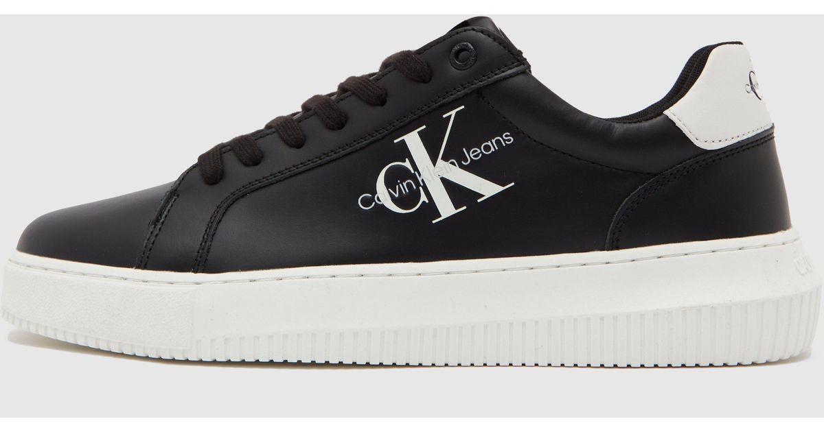 Calvin Klein Chunky Sole Trainers in Black for Men | Lyst