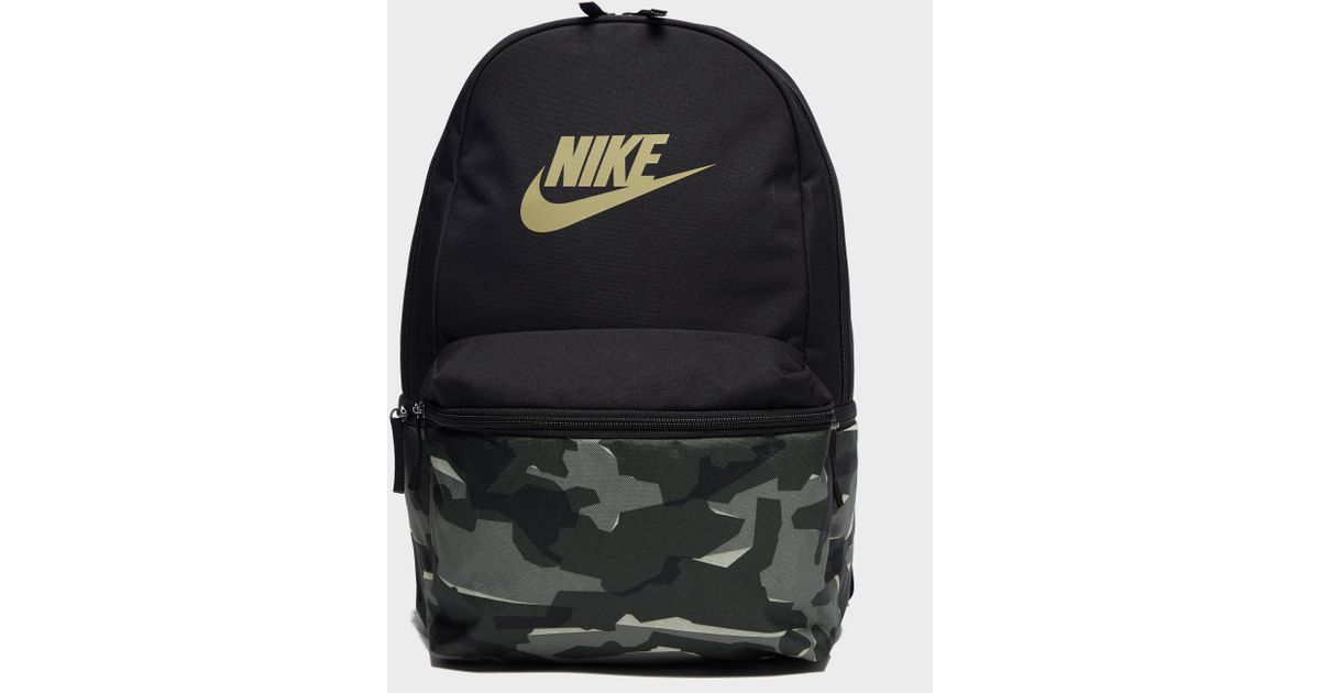 nike green camo backpack