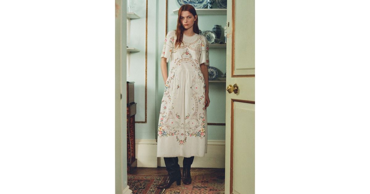 Sea Edwina S/s Dress in White | Lyst Sea Edwina S/s Dress in White | Lyst