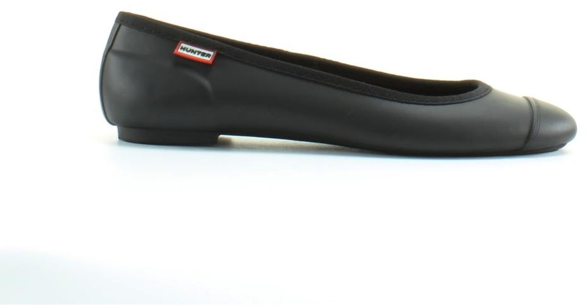 HUNTER Original Ballet Shoes in Black | Lyst UK