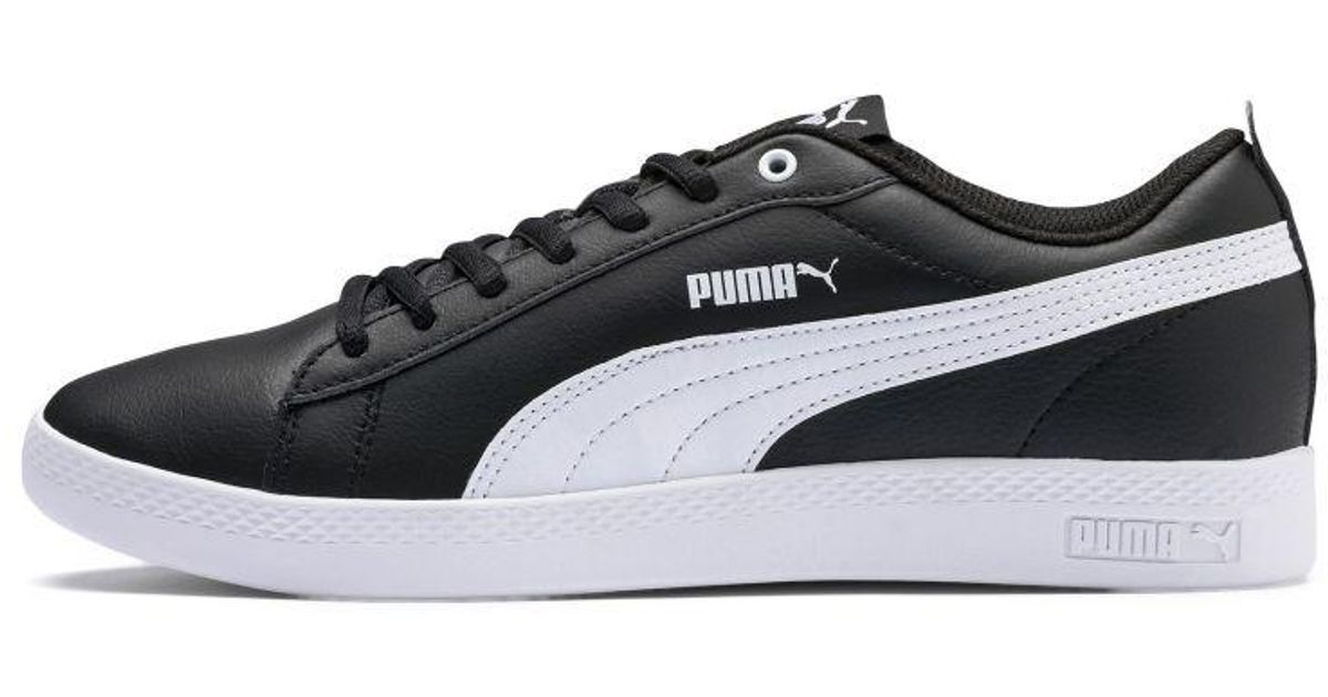 PUMA Smash V2 Leather Trainers Rubber in Blue | Lyst UK