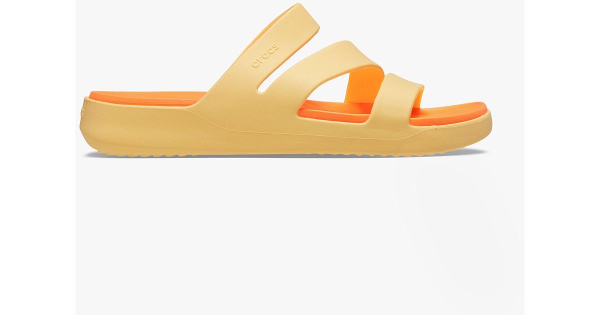 Crocs™ 209587-78Z Getaway Strappy Sandals Golden Hour in Orange | Lyst UK