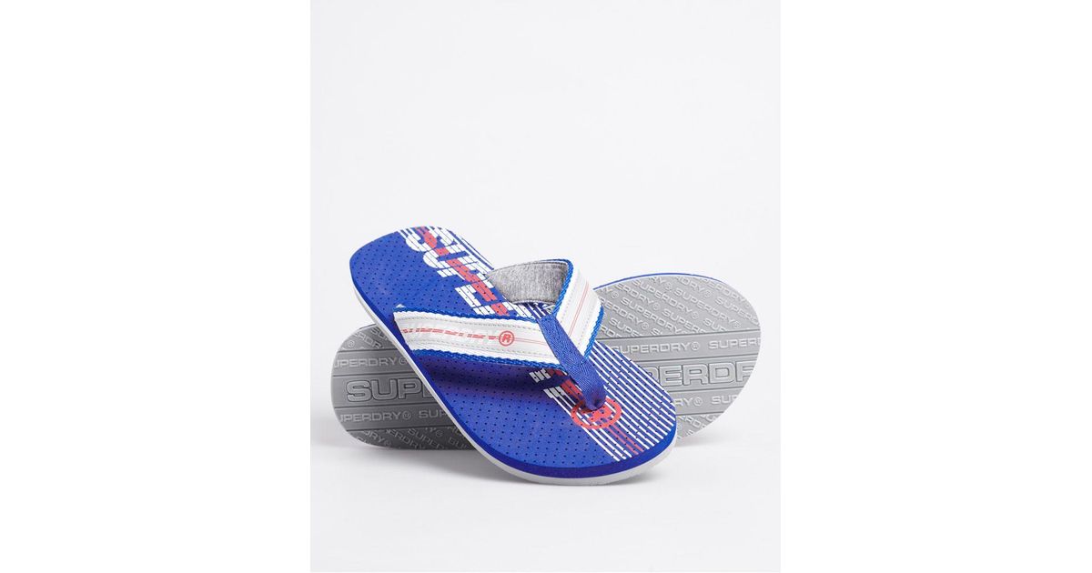 Superdry trophy hotsell flip flops
