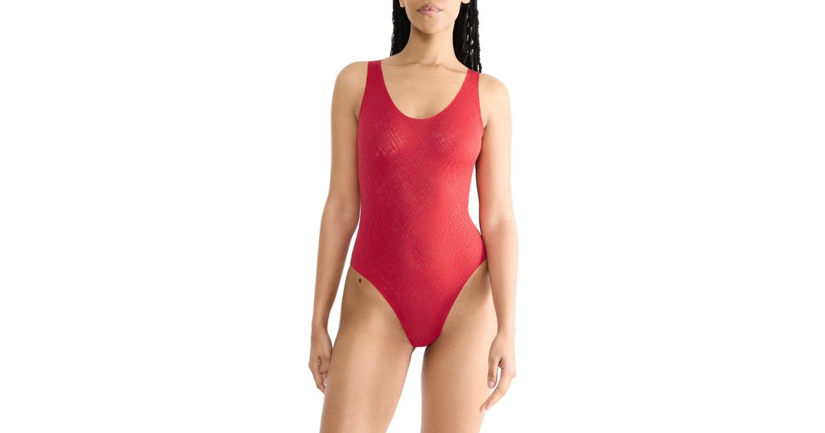 Body Sans Manches Sloggi Zero Feel Bliss Femme - Col Rond Double, Fermeture 3 Boutons-Pression, Cacao