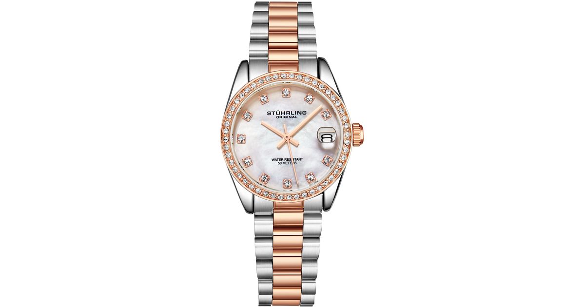 Stuhrling Lineage 3936 Quartz 31Mm Fashion in White Lyst UK