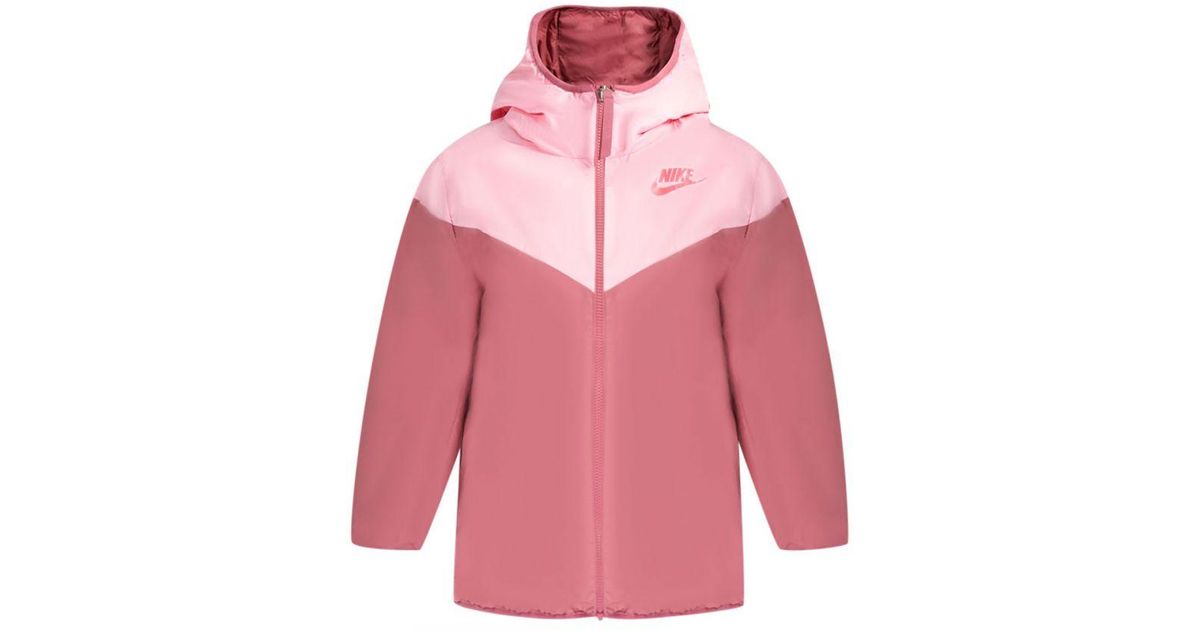 Nike Downfill Reversible Pink Puffer Jacket | Lyst UK