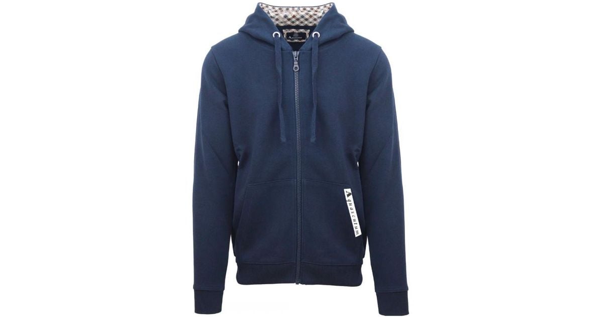 Aquascutum shop hoodie navy