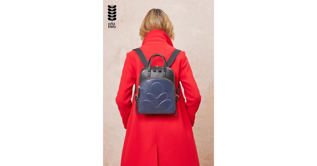 Emilia Petite Backpack - Embossed Stem Black Small Backpack Black | Women main image 3